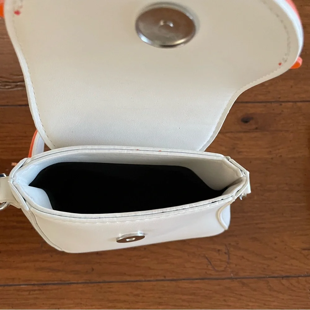 Hoodies for Hero’s White and Orange Smiley Face Mini Crossbody Bag - Picture 8 of 14
